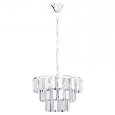 Pendant Light Steel Chrome / Brilliant Glass Clear - ERSEKA