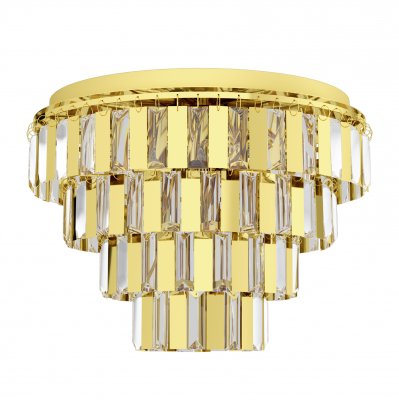 Ceiling Light Steel Brass / Brilliant Glass Clear - ERSEKA