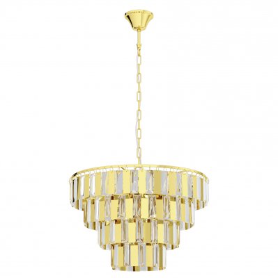 Pendant Light Steel Brass / Brilliant Glass Clear - ERSEKA