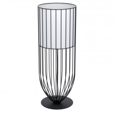 Table Light Steel Black / Fabric White - NOSINO