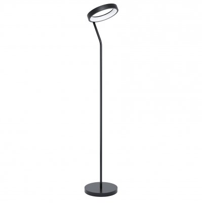 Floor Light Steel Black / Plastic White - MARGHERA-Z