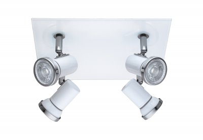 Spot Steel, Glass White, Chrome - TAMARA 1