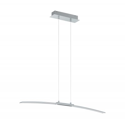 Pendant Light Aluminium, Steel Chrome / Plastic White - LASANA