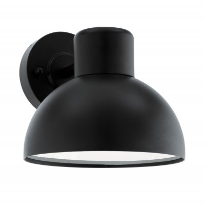 Wall Light Zinc-plated Steel Black / Plastic White - ENTRIMO