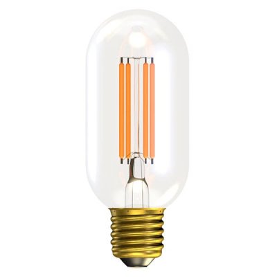 4W LED Filament Tubular Short Clear Dimmable - ES, 2700K