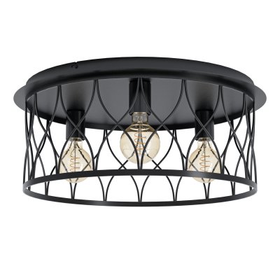 Ceiling Light Steel Black - GILTSPUR