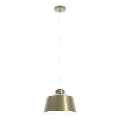 Pendant Light Steel Creme-gold Brushed, White - SOUTHERY