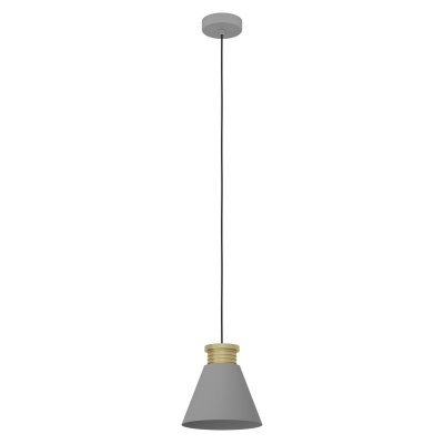 Pendant Light Steel Grey, Gold - TWICKEN