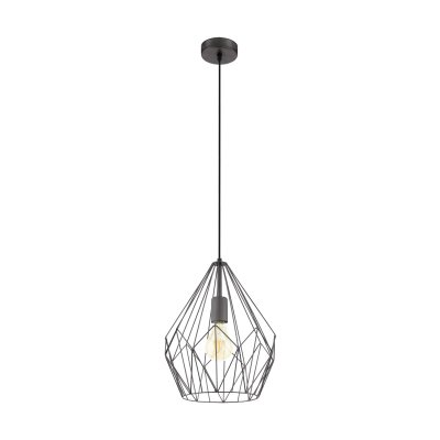 Pendant Light Steel Black - CARLTON