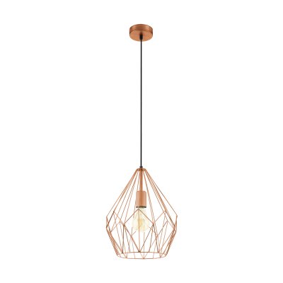 Pendant Light Steel Copper-coloured - CARLTON
