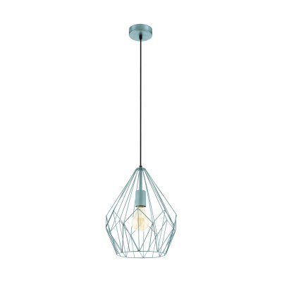 Pendant Light Steel Mint - CARLTON