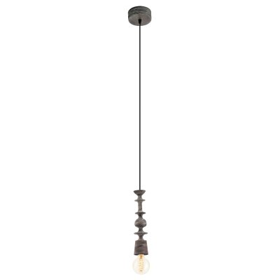 Pendant Light Wood Black-patina - AVOLTRI