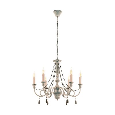 Pendant Light Wood, Steel Taupe-antique - COLCHESTER