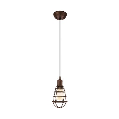 Pendant Light Steel Antique-brown - PORT SETON