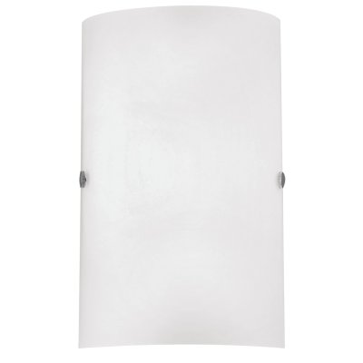 Wall Light Steel Satin Nickel / Satin Glass White - TROY 3