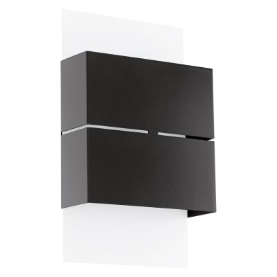 Wall Light Zinc-plated Steel White, Anthracite - KIBEA