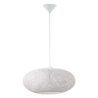 Pendant Light Plastic White / Paper Threads White - CAMPILO