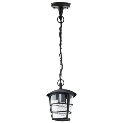 Pendant Light Cast Aluminium Black / Plastic Clear - ALORIA