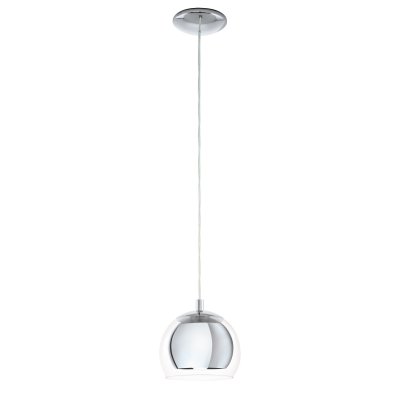 Pendant Light Steel Chrome / Glass Clear - ROCAMAR
