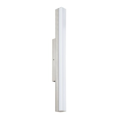 Mirror Light Steel Satin Nickel / Plastic White - TORRETTA