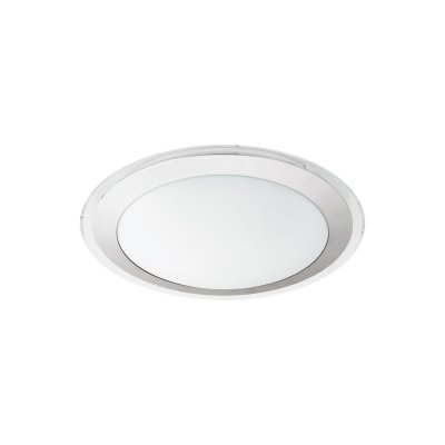 Wall / Ceiling Light Steel White / Plastic White, Silver, Clear - COMPETA 1