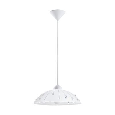 Pendant Light Plastic White / Satin Glass, Brilliant Glass White, Clear - VETRO