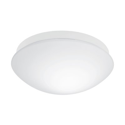Ceiling Light Plastic White / Glass White - BARI-M