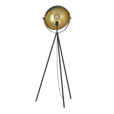Floor Light Steel Black, Gold - DARNIUS