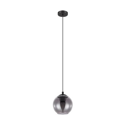 Pendant Light Steel Black / Glass Vaporized Black-transparent - ARISCANI