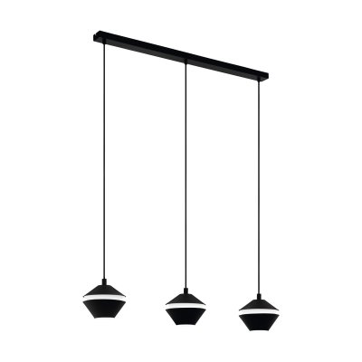 Pendant Light Steel Black / Plastic White - PERPIGO
