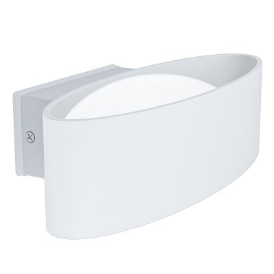 Wall Light Aluminium, Steel White / Plastic Transparent - CHINOA