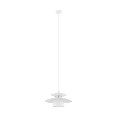Pendant Light Steel White, Satin Nickel - BRENDA