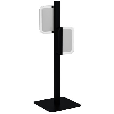 Table Light Steel Black / Plastic Satined, Clear - ERVIDEL