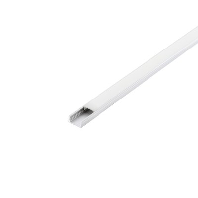 Accessory Aluminium White / Plastic White - SURFACE PROFILE 1