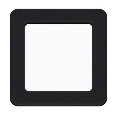 Recessed Light Steel Black / Plastic White - FUEVA 5
