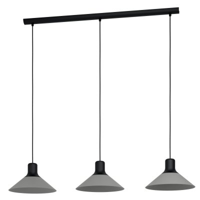 Pendant Light Steel Black, Grey - ABREOSA