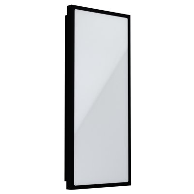 Wall Light Zinc-plated Steel Black / Plastic White - CASAZZA