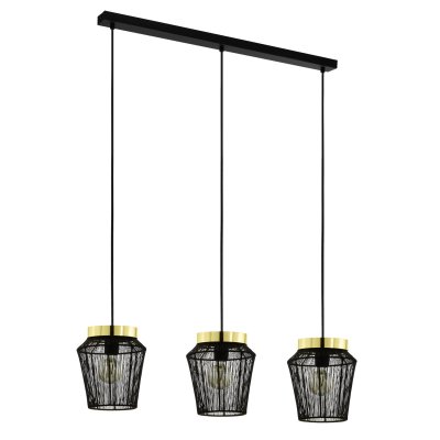 Pendant Light Steel Black, Brass / Steel Black, Gold - ESCANDIDOS