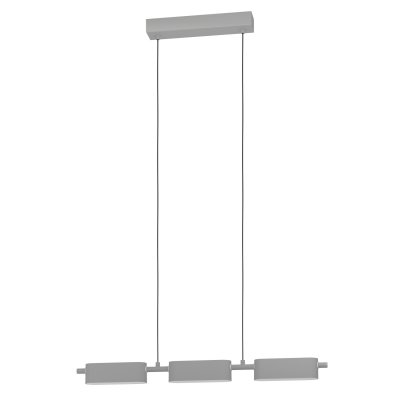 Pendant Light Aluminium, Steel Silver / Plastic White - ROVIRA