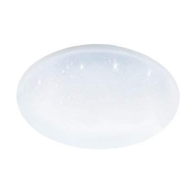 Ceiling Light Steel White / Plastic With Crystal Effect White - TOTARI-Z