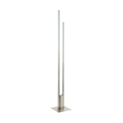 Floor Light Aluminium Satin Nickel / Plastic White - FRAIOLI-Z