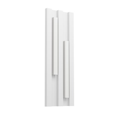 Wall Light Zinc-plated Steel White / Plastic White - FANDINA