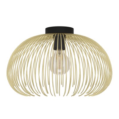 Ceiling Light Steel Black, Gold - VENEZUELA