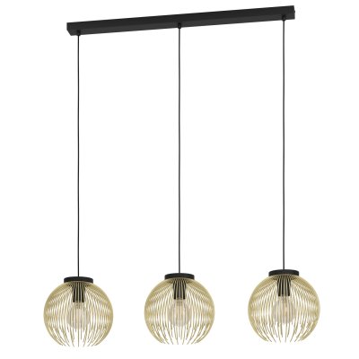 Pendant Light Steel Black, Gold - VENEZUELA