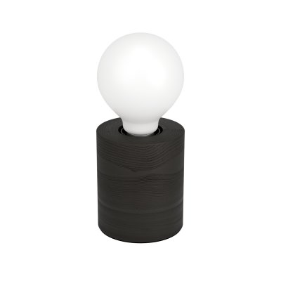 Table Light Wood, Steel Black - TURIALDO 1