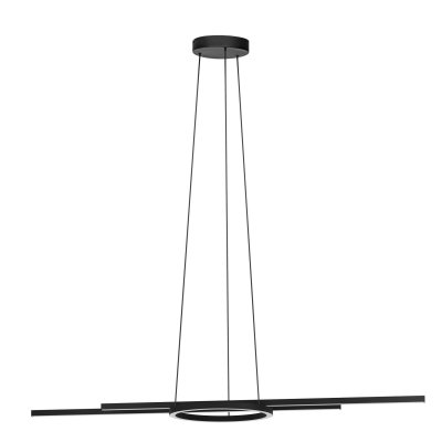 Pendant Light Steel, Aluminium Black / Plastic White - ZILLERIO-Z