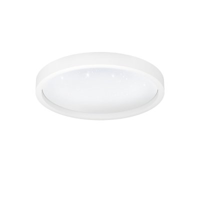 Ceiling Light Aluminium White / Plastic With Crystal Effect White - MONTEMORELOS-Z