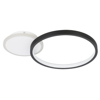 Ceiling Light Aluminium, Steel Black, White / Plastic White - GAFARES