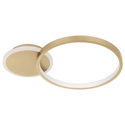 Ceiling Light Aluminium, Steel Gold, White / Plastic White - GAFARES