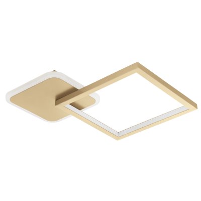 Ceiling Light Aluminium, Steel Gold, White / Plastic White - GAFARES